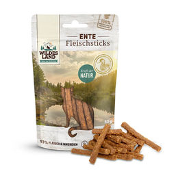 Wildes Land Cat Fleischsticks Ente 50 g - 9 x 50 g – Bild 1 von 4