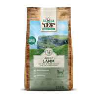 Produktbild von Wildes Land Classic Adult Hundefutter Lamm mit Reis und Wildkräutern 2 x 12 kg