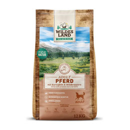 Wildes Land Classic Adult Hundetrockenfutter Pferd mit Kartoffeln 12 kg - 12 kg – Bild 1 von 4