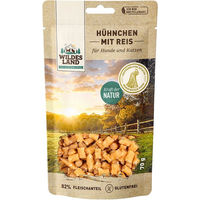Produktbild von Wildes Land Fleischsnacks Hühnchen mit Reis für Hunde 70 g - 70 g