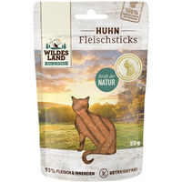 Produktbild von Wildes Land Fleischsticks Huhn 3x50 g