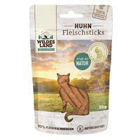 Produktbild von Wildes Land Fleischsticks Huhn Hundeleckerli 9x50 g