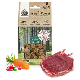 Wildes Land Fleischwürfel Wild für Hunde 100 g - 6 x 100 g – Bild 1 von 6