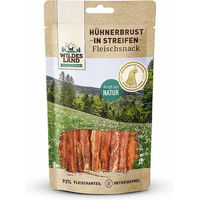 Produktbild von Wildes Land Hühnerbrust in Streifen Trockenfleisch Hund getreidefrei 70 g - 70 g