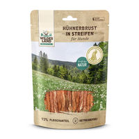 Produktbild von Wildes Land Hühnerbrust Trockenfleisch Streifen für Hunde getreidefrei 200 g - 200 g