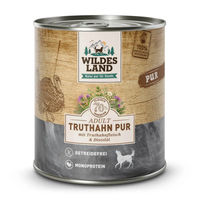 Produktbild von Wildes Land Hund Nassfutter Adult Truthahn Getreidefrei Stückchen in Sauce 6 x 800 g - 6 x 800 g