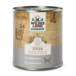 Wildes Land Hund Nassfutter Classic Adult Ziege in Sauce 6 x 800 g - 6 x 800 g – Bild 1 von 4