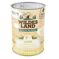 Produktbild von Wildes Land Hund Nassfutter Welpe Huhn Glutenfrei mit hohem Fleischanteil 6 x 400 g - 6 x 400 g