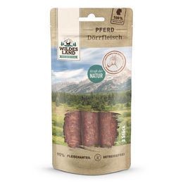 Wildes Land Hundedörrfleisch Pferd Trockenfleisch 65 g – Bild 1 von 2