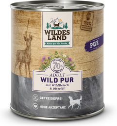 Wildes Land Hundefutter Adult Wild mit Distelöl Stückchen in Sauce Getreidefrei 6 x 800 g - 6 x 800 g – Bild 1 von 5