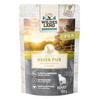Produktbild von Wildes Land Hundefutter Huhn PUR mit Distelöl getreidefrei 12x100 g