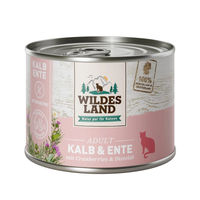 Produktbild von Wildes Land Hundefutter Kalb und Ente mit Cranberries getreidefrei 6x200 g