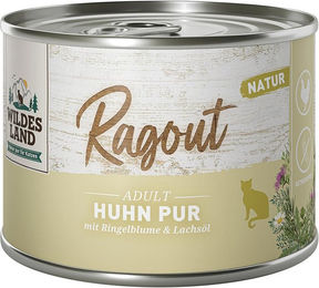 Wildes Land Hundefutter Ragout Huhn Pur mit Ringelblume Monoprotein 6x180 g – Bild 1 von 2