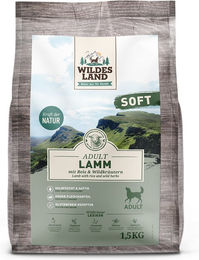 Wildes Land Hundefutter Soft Adult Lamm mit Reis und Wildkräutern 1,5 kg - 1,5 kg – Bild 1 von 6