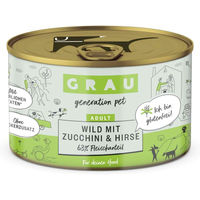 Produktbild von Wildes Land Hundefutter Wild mit Zucchini und Hirse Adult Glutenfrei 200 g - 6 x 200 g