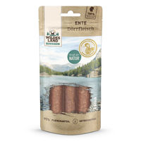 Produktbild von Wildes Land Hundeschmack Enten Dörrfleisch für alle Altersstufen - 3 x 65 g