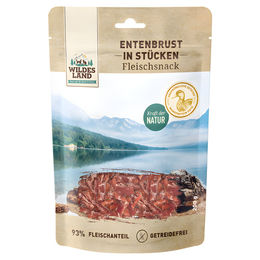 Produktbild von Wildes Land Hundetrockenfleisch Entenbrust in Stücken 200 g - 8 x 200 g