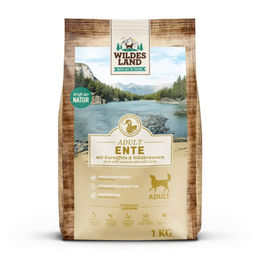 Wildes Land Hundetrockenfutter Adult Ente mit Kartoffel 1 kg - 1 kg – Bild 1 von 3