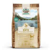 Produktbild von Wildes Land Hundetrockenfutter Adult Ente mit Kartoffel 1 kg - 1 kg