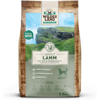 Produktbild von Wildes Land Hundetrockenfutter Adult Lamm mit Reis und Wildkräutern 1 kg - 4 x 1 kg