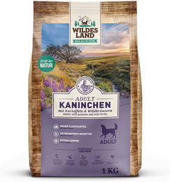 Wildes Land Hundetrockenfutter Kaninchen Adult 1 kg - 4 x 1 kg – Bild 1 von 5