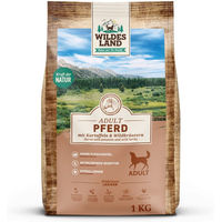 Produktbild von Wildes Land Hundetrockenfutter Pferd mit Kartoffeln Adult 1 kg - 4 x 1 kg