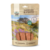 Produktbild von Wildes Land Kaninchen Trockenfleisch Monoprotein Hund 200 g - 200 g