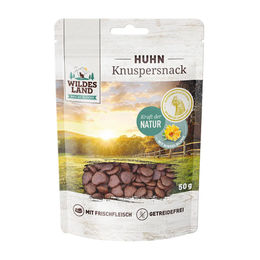 Wildes Land Katze Knuspersnack Huhn 50 g - 50 g – Bild 1 von 2