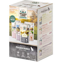Produktbild von Wildes Land Katze Pouch Probierbox Classic Adult Getreidefrei 4 x 100 g - 4 x 100 g