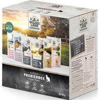 Produktbild von Wildes Land Katze Pouch Probierbox Classic Adult Getreidefrei 8 x 100 g - 8 x 100 g