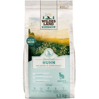 Produktbild von Wildes Land Katze Trockenfutter Sterilised Huhn Adult Getreidefrei 1200g - 4 x 1,2 kg