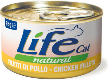 Wildes Land Katzen Nassfutter Adult Filets Huhn und Fisch 24 Dosen à 85g ohne Farb- und Aromastoffe sowie Konservierungsstoffe - 6 x 85 g – Bild 1 von 3