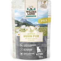 Produktbild von Wildes Land Kitten Huhn Pur mit Distelöl Getreidefrei 24 x 100 g