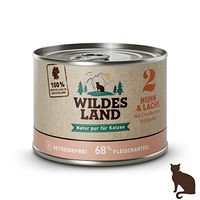 Produktbild von Wildes Land Nassfutter für Katzen Huhn Adult 6 x 200 g - 6 x 200 g