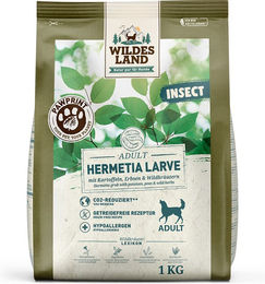 Wildes Land PawPrint Insect Adult Hundefutter mit Hermetia Larve getreidefrei und hypoallergen 1 kg - 5 x 1 kg – Bild 1 von 2