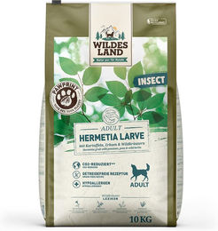Wildes Land PawPrint Insect Hundefutter Adult mit Hermetia Larve, Kartoffeln, Erbsen und Wildkräutern getreidefrei und hypoallergen 10 kg - 10 kg – Bild 1 von 4