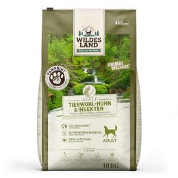 Wildes Land Pawprint Tierwohl Hundefutter Huhn und Insekten mit Kartoffeln und Erbsen getreidefrei und hypoallergen 10 kg - 2 x 10 kg – Bild 1 von 1
