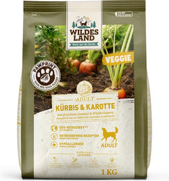 Wildes Land PawPrint Veggie Hundefutter Adult Kürbis & Karotte Getreidefrei Hypoallergen 1 kg - 5 x 1 kg – Bild 1 von 6