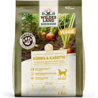 Produktbild von Wildes Land PawPrint Veggie Hundefutter Adult Kürbis & Karotte Getreidefrei Hypoallergen 1 kg - 5 x 1 kg