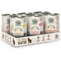 Produktbild von Wildes Land PUR Katzenfutter Adult Getreidefrei und Glutenfrei 6 x 400 g - 6 x 200 g
