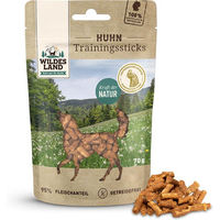 Produktbild von Wildes Land Trainingssticks Huhn Getreidefrei Monoprotein 70 g - 8 x 70 g