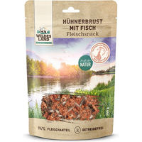 Produktbild von Wildes Land Trockenfleisch Hühnerbrust mit Fisch Getreidefrei 200 g - 5 x 200 g