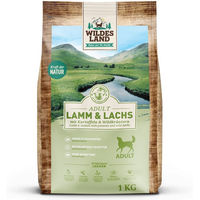 Produktbild von Wildes Land Trockenfutter für Hunde Adult Lamm & Lachs mit Kartoffel Getreidefrei 1 kg - 4 x 1 kg