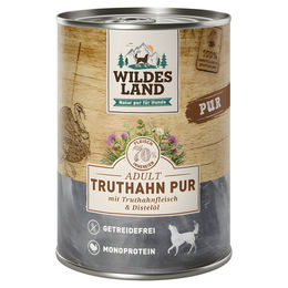 Wildes Land Truthahn mit Distelöl PUR Adult Stückchen in Sauce 12 x 400 g - 6 x 400 g – Bild 1 von 4