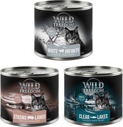 Produktbild von Wildes Land Wild Freedom Adult Hundefutter Mixpaket Getreidefrei Forelle Schwein Pferd 6 x 200 g - 6 x 200 g