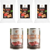 Produktbild von Wildes Land Wildfang Genussbox Adult Hundefutter mit Lamm und Huhn Sensitive ohne Farb- und Aromastoffe 1100g