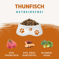 Produktbild von WILDFANG Adult Trockenfutter Thunfisch getreidefrei 2 x 6 kg - 12 kg