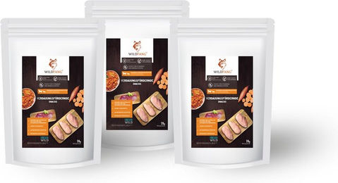 Wildfang Funktionssnack Ente und Huhn Gastrointestinal getreidefrei 3 x 70 g - 3 x 70 g – Bild 1 von 3
