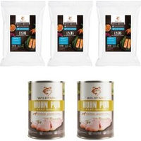 Produktbild von Wildfang Genussbox Junior Trocken- und Nassfutter Huhn Lachs Truthahn für Hunde