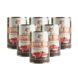 Wildfang Hundefutter Nass Lamm Stückchen in Sauce Getreidefrei Hoher Fleischanteil Adult 6x800g – Bild 1 von 13